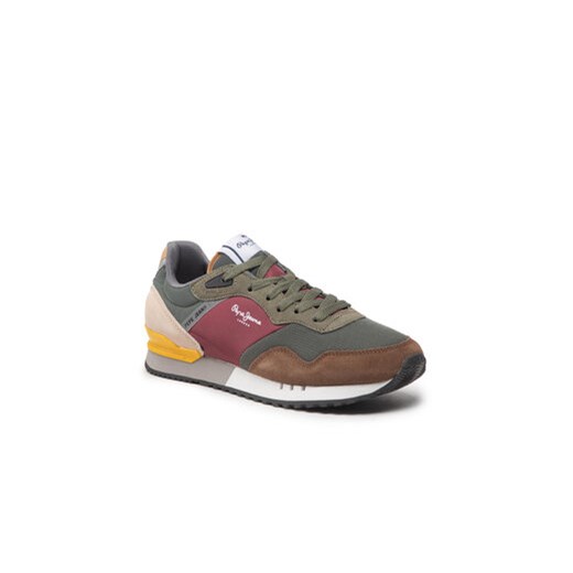 Pepe Jeans Sneakersy London One Basic M PMS30871 Zielony Pepe Jeans 40 MODIVO