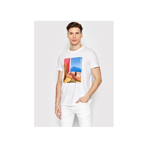 JOOP! Jeans T-Shirt 15 JJ222J046 30031022 Biały Regular Fit L MODIVO