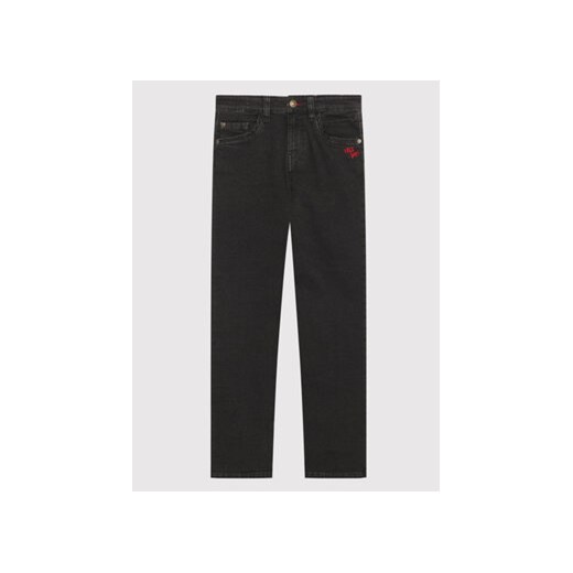 United Colors Of Benetton Jeansy 4DMT57PM0 Czarny Slim Fit United Colors Of Benetton 120 okazja MODIVO