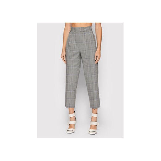 Patrizia Pepe Spodnie materiałowe 8P0353/A9K6-J9P5 Szary Regular Fit Patrizia Pepe 38 wyprzedaż MODIVO