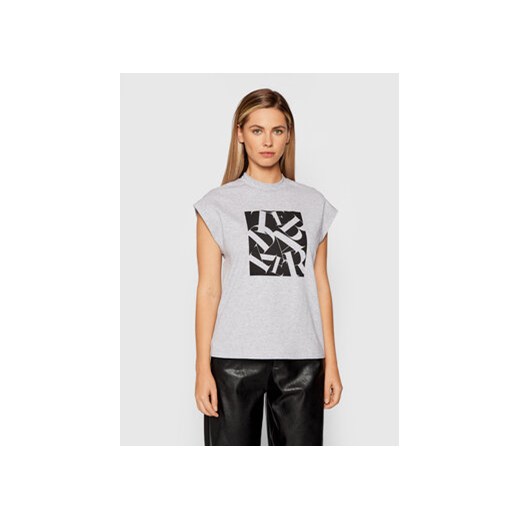 Ted Baker T-Shirt Letter 256113 Szary Regular Fit Ted Baker 4 wyprzedaż MODIVO
