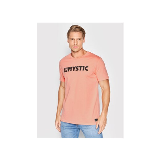 Mystic T-Shirt Brand 35105.220329 Różowy Regular Fit Mystic M promocyjna cena MODIVO
