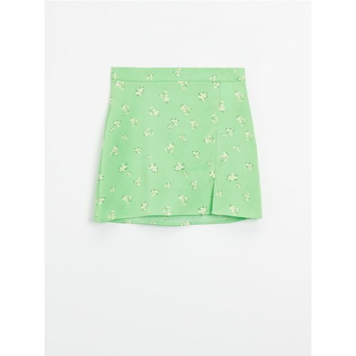 Zielona spódnica w drobne kwiaty House S promocyjna cena House