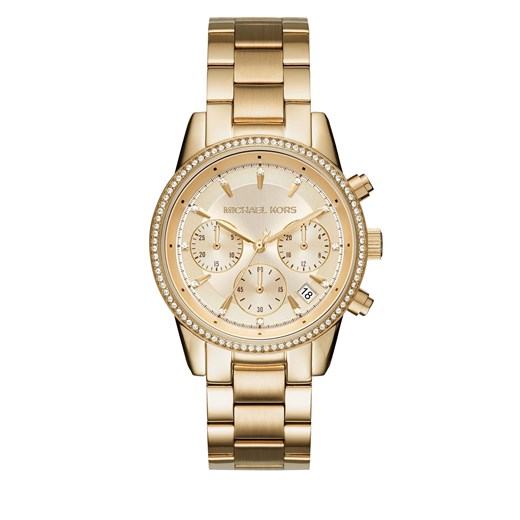 Zegarek Michael Kors Ritz MK6356 Gold/Gold ze sklepu eobuwie.pl w kategorii Zegarki - zdjęcie 167336608