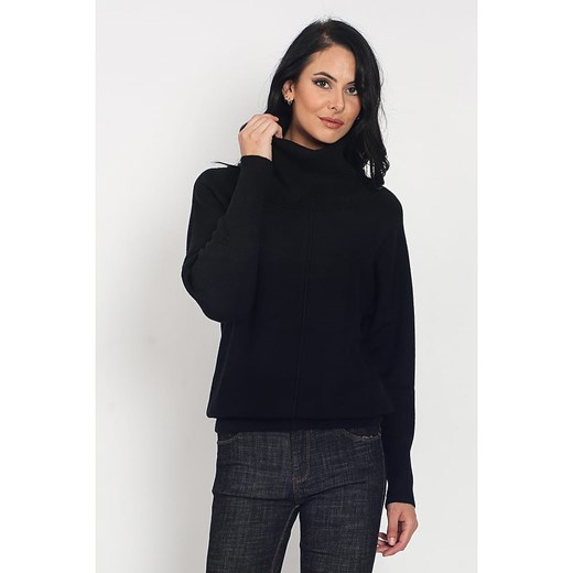 ASSUILI Sweter w kolorze czarnym ze sklepu Limango Polska w kategorii Swetry damskie - zdjęcie 167336658