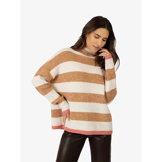 APART Sweter w kolorze kremowo-karmelowym ze sklepu Limango Polska w kategorii Swetry damskie - zdjęcie 167337018