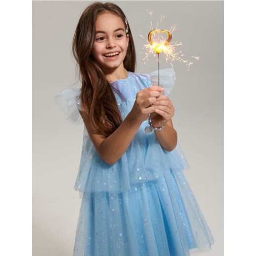 Sinsay - Sukienka tiulowa - błękitny ze sklepu Sinsay w kategorii Sukienki dziewczęce - zdjęcie 167337848
