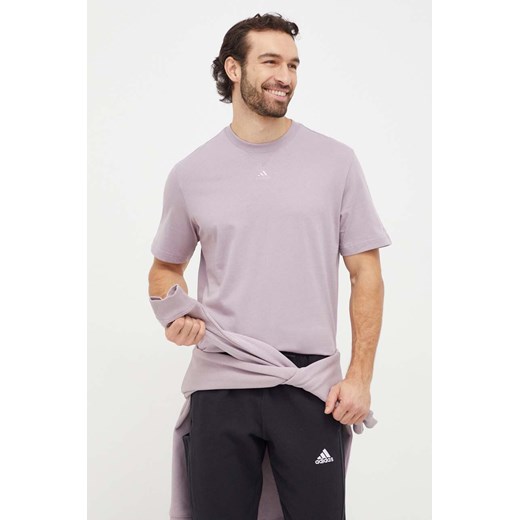 Adidas t-shirt męski z krótkimi rękawami w sportowym stylu 