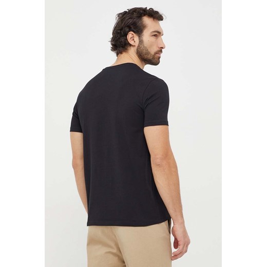 Armani Exchange t-shirt bawełniany męski kolor czarny z nadrukiem Armani Exchange M ANSWEAR.com