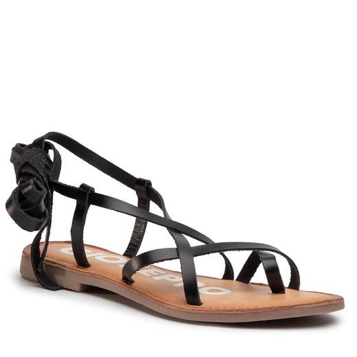 Sandały Gioseppo Claverack 58494 Black Gioseppo 36 eobuwie.pl