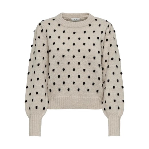 JDY Sweter 15304813 Écru Regular Fit Jdy L MODIVO okazyjna cena