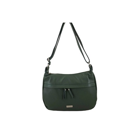 Pojemna torebka na ramię z kieszenią - Zielona ciemna ze sklepu Barberinis w kategorii Listonoszki - zdjęcie 167348835