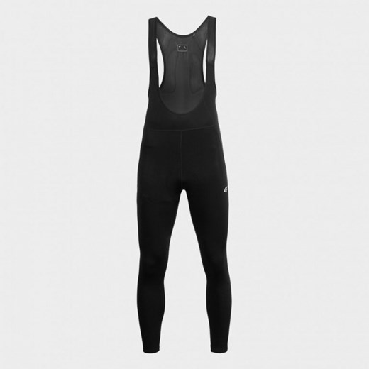 Męski kombinezon rowerowy z szelkami 4F 4FSS23TFTIM105 - czarny XL okazyjna cena Sportstylestory.com