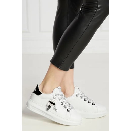 Buty sportowe damskie Karl Lagerfeld sneakersy z tworzywa sztucznego