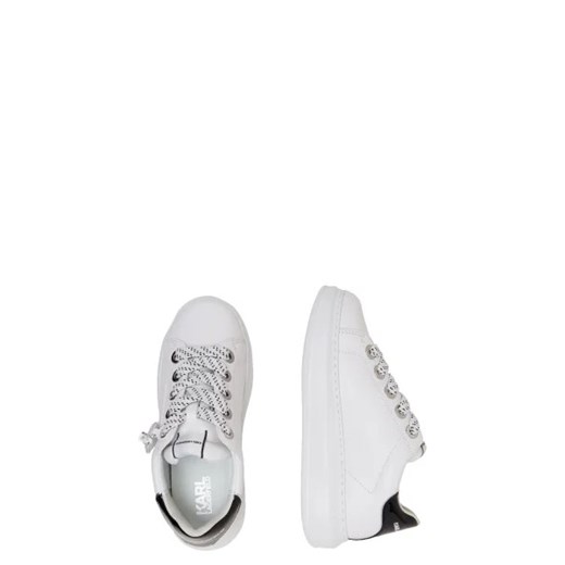 Karl Lagerfeld buty sportowe damskie sneakersy z tworzywa sztucznego białe 
