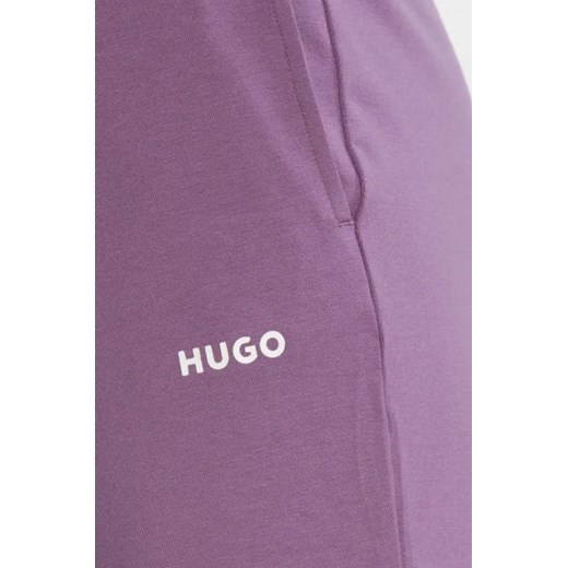 Spodnie damskie Hugo Boss z bawełny 
