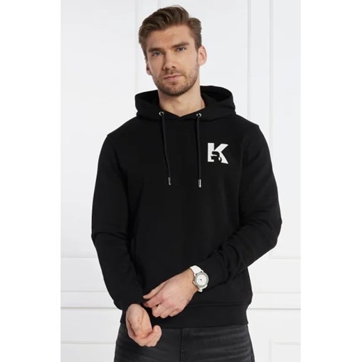 Bluza męska czarna Karl Lagerfeld jesienna casual