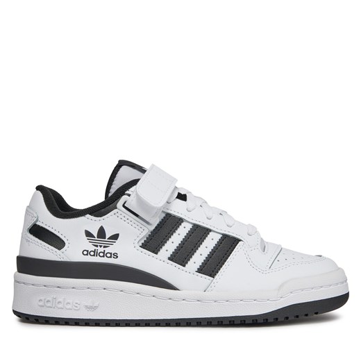 Sneakersy adidas Forum Low J IF2649 Biały ze sklepu eobuwie.pl w kategorii Buty sportowe dziecięce - zdjęcie 167364797