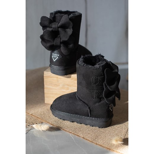 ISLAND BOOT Botki zimowe &quot;Bowine&quot; w kolorze czarnym ze sklepu Limango Polska w kategorii Buty zimowe dziecięce - zdjęcie 167364865