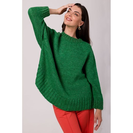 Be Wear Sweter w kolorze zielonym ze sklepu Limango Polska w kategorii Swetry damskie - zdjęcie 167365258