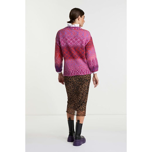 Rich &amp; Royal Sweter w kolorze fioletowo-różowym Rich & Royal M promocyjna cena Limango Polska