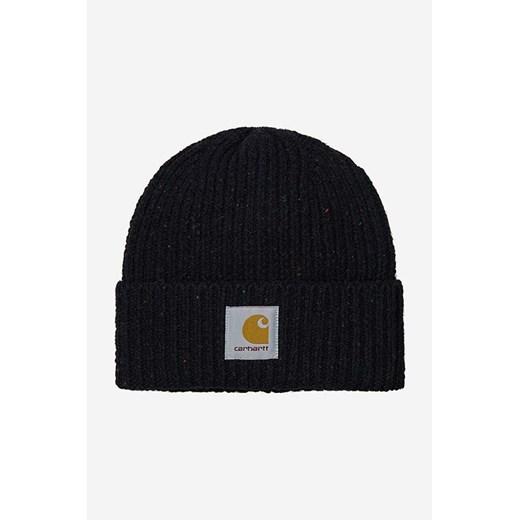 Carhartt WIP czapka Anglistic Beanie kolor czarny z grubej dzianiny One Size PRM