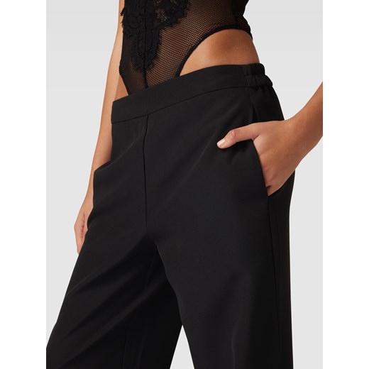 Spodnie materiałowe z elastycznym pasem model ‘BOSSY’ Pieces M Peek&Cloppenburg 
