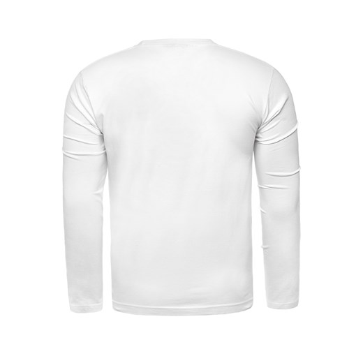 Bluza męska longsleeve NLSOK - biała Risardi XL okazja Risardi