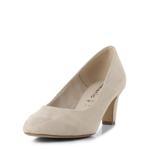 Tamaris Czółenka Kobiety Sztuczne włókno beżowy jednolity ze sklepu vangraaf w kategorii Czółenka - zdjęcie 167372865