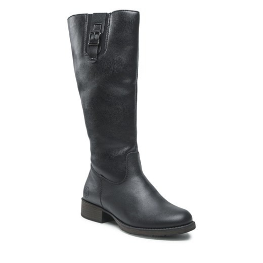 Kozaki Rieker Z9556-00 Schwarz Rieker 38 eobuwie.pl