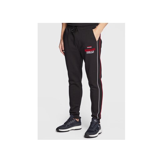 Boss Spodnie dresowe NBA Slamdunk2_4 50477409 Czarny Regular Fit L okazja MODIVO