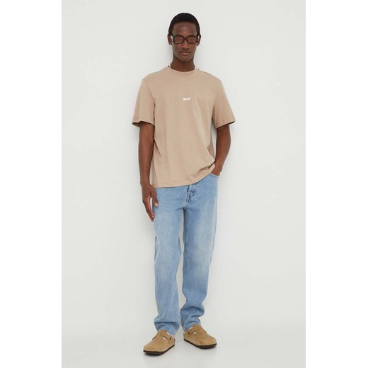 T-shirt męski MSGM na wiosnę casual bawełniany 