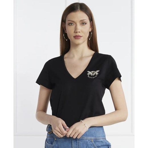 Pinko T-shirt | Regular Fit ze sklepu Gomez Fashion Store w kategorii Bluzki damskie - zdjęcie 167379476
