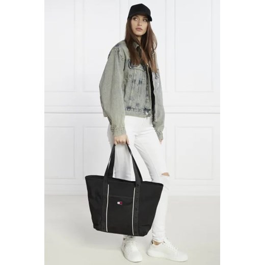 Shopper bag Tommy Jeans czarna 