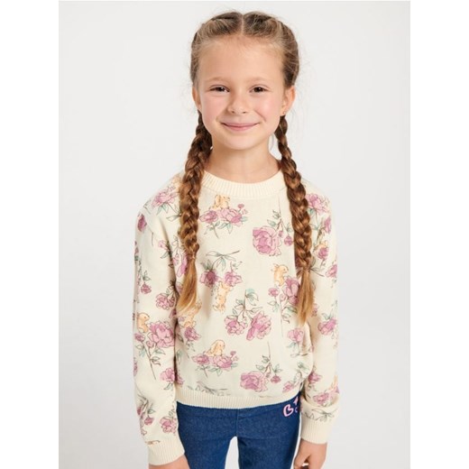 Sinsay - Sweter - kremowy ze sklepu Sinsay w kategorii Swetry dziewczęce - zdjęcie 167383765