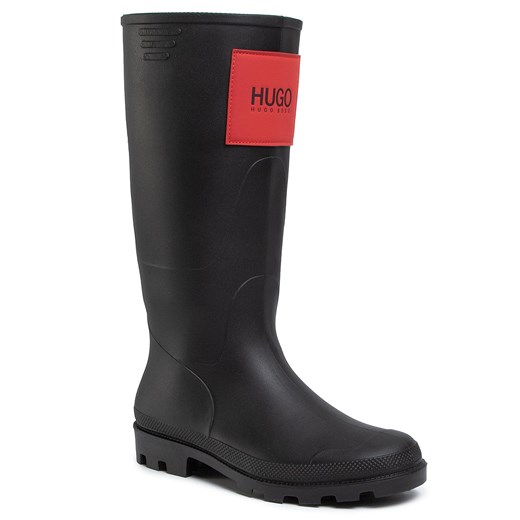 Kalosze Hugo Rain Boot Zl 50424911 10224374 01 Black 001 44 okazyjna cena eobuwie.pl