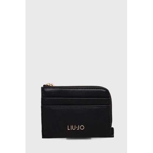 Liu Jo portfel damski kolor czarny ze sklepu ANSWEAR.com w kategorii Portfele damskie - zdjęcie 167387299