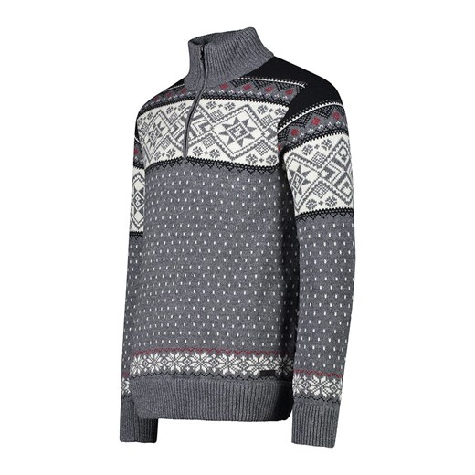 CMP Sweter w kolorze szarym 54 okazyjna cena Limango Polska