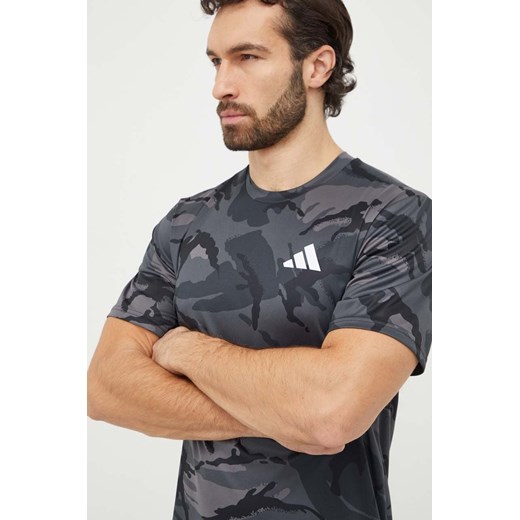 adidas Performance t-shirt treningowy Training Essentials kolor szary wzorzysty S ANSWEAR.com