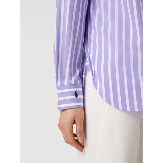 Bluzka ze wzorem w paski i wyhaftowanym logo Polo Ralph Lauren 38 Peek&Cloppenburg 
