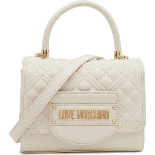 Listonoszka beżowa Love Moschino na ramię