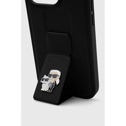 Karl Lagerfeld etui na telefon iPhone 14 Pro 6.1&apos;&apos; kolor czarny Karl Lagerfeld ONE ANSWEAR.com