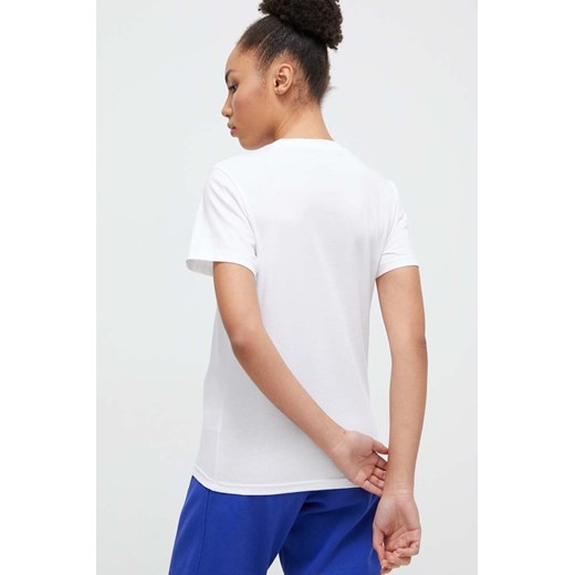 adidas t-shirt bawełniany damski kolor biały XL ANSWEAR.com