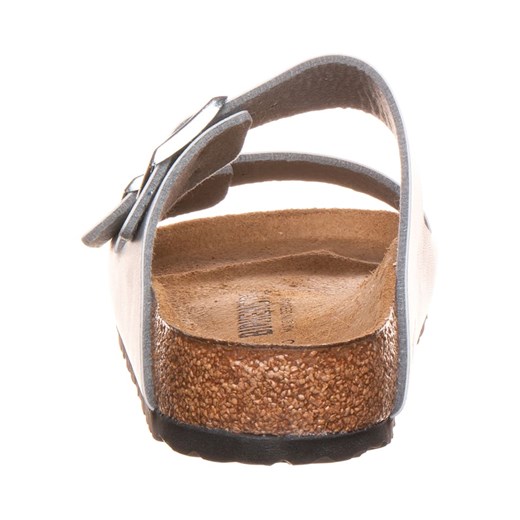 Birkenstock Klapki &quot;Arizona&quot; w kolorze srebrnym 39 okazja Limango Polska