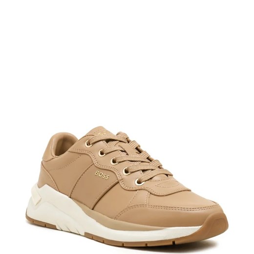 Buty sportowe damskie BOSS HUGO sneakersy skórzane