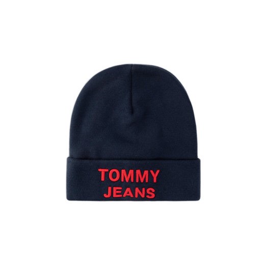 Tommy Jeans Czapka Tjm Logo Beanie AM0AM05205 Granatowy Tommy Jeans uniwersalny okazja MODIVO