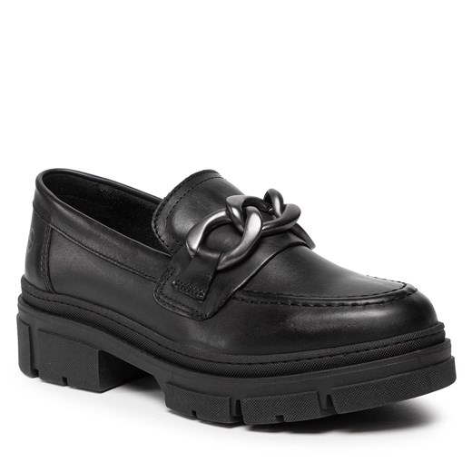 Półbuty Tamaris 1-24715-38 Black Leather 003 Tamaris 39 eobuwie.pl