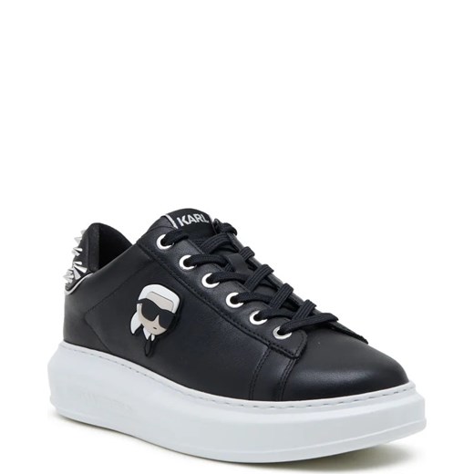 Karl Lagerfeld Skórzane sneakersy KAPRI ze sklepu Gomez Fashion Store w kategorii Buty sportowe damskie - zdjęcie 167434145