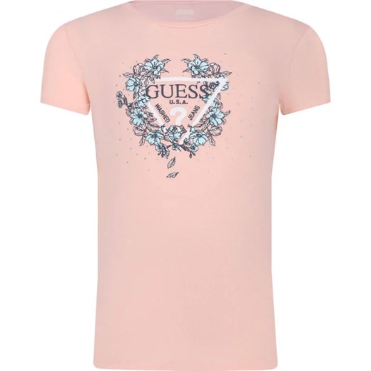 Guess T-shirt | Regular Fit ze sklepu Gomez Fashion Store w kategorii Bluzki dziewczęce - zdjęcie 167434168