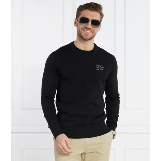Sweter męski Karl Lagerfeld jesienny